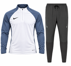 Тренировочный футбольный костюм Dri-FIT White/Black/Grey