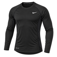 Чоловіча термо компресійна кофта Dri-FIT для спорту, чорна