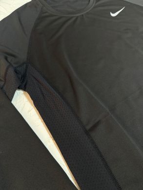 Чоловіча термо компресійна кофта Dri-FIT для спорту, чорна