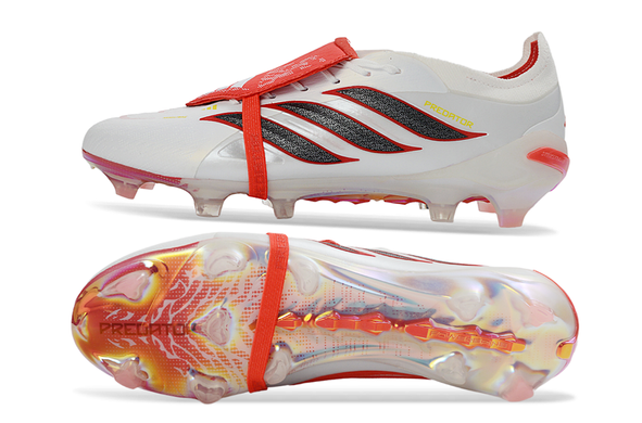 Бутсы футбольные 26 Predator Elite Tongue FG white red 41