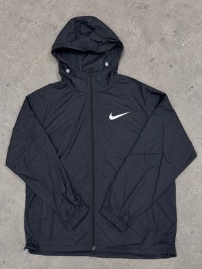 Мужской ветрозащитный комплект 3 в 1 Sportswear &mdash; ветровка, штаны и шорты, чёрный S